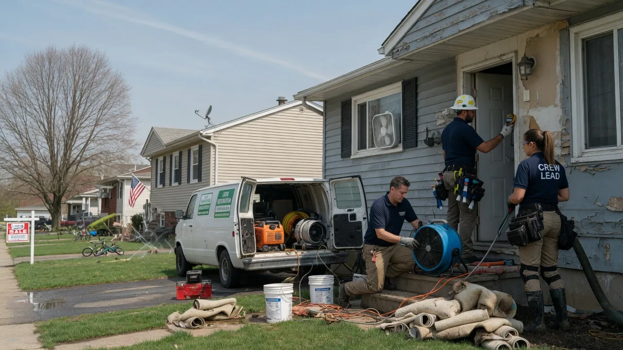 Flood Cleanup in Martinton, IL near me