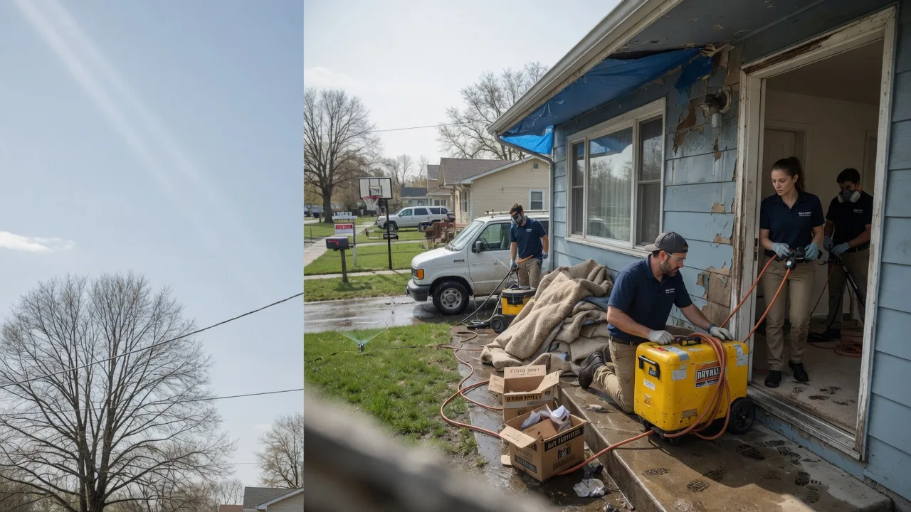 Basement Flood Cleanup in Martinton, IL near me